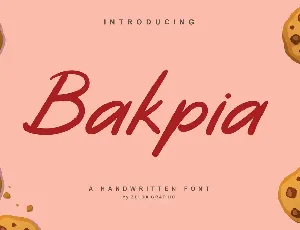 Bakpia font