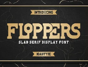 Floppers font