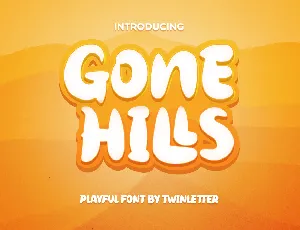 Gone Hills font