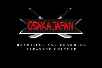 ITSUKA YASHI Display font