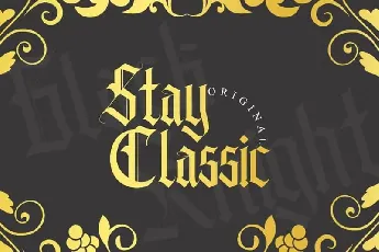 Black Knight Blackletter font