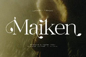 Maiken font