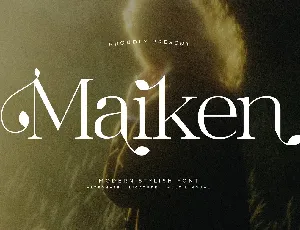 Maiken font