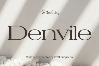 Denvile font