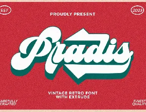 Pradis font