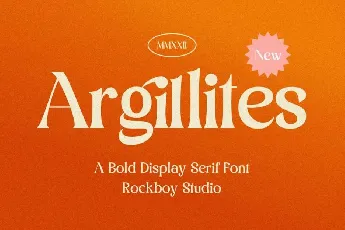 Argillites font