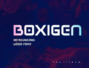 BOXIGEN font