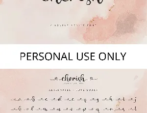 Cherish font