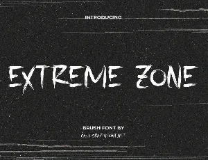 Extreme ZoneDemo font