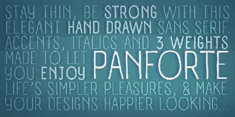 Panforte font