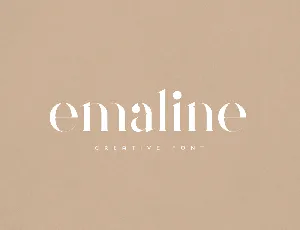 Emaline font