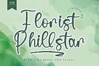 Florist Phillstar font