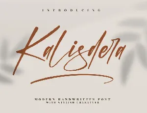 Kalisdera font