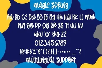 Magic Spring Script font