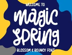 Magic Spring Script font