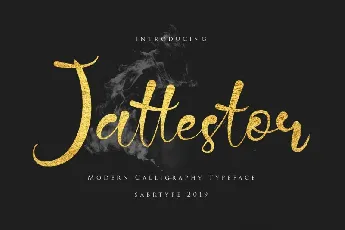 Jattestor Script font