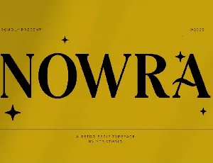 Nowra font