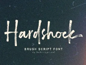 Hardshock font