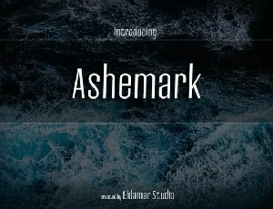 Ashemark font