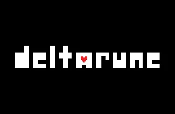 Deltarune Logo font