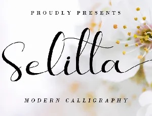 Selitta font