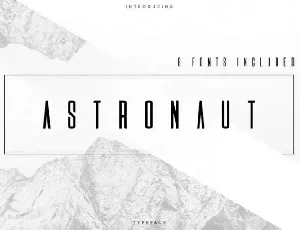 Astronaut Typeface Free font