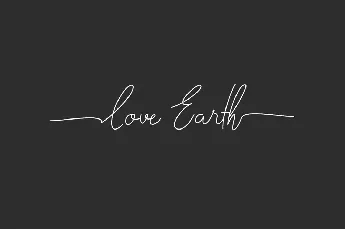 Love Earth Demo font