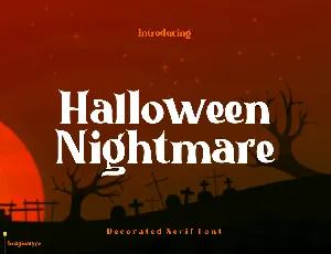 Halloween Nightmare Demo font