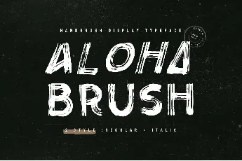 Aloha Brush - Demo Version font