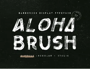 Aloha Brush - Demo Version font