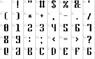 Cyrillic Pixel-7 font