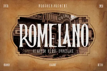 Romelano font