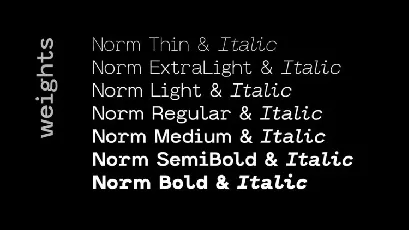 Norm Sans Family font