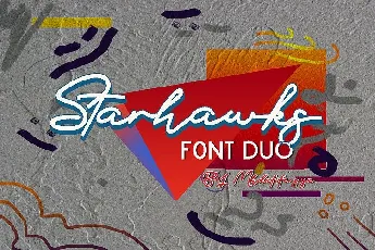 Starhawks Duo font