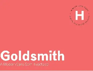 Goldsmith Family font