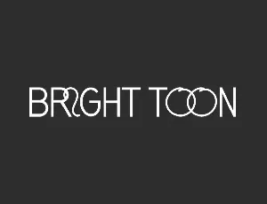 Bright Toon Demo font