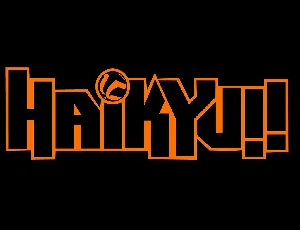 Haikyu font