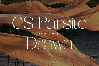 CS Parsite Drawn font