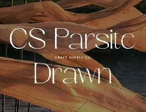 CS Parsite Drawn font