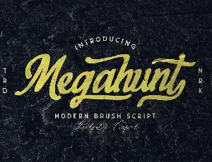 Megahunt font