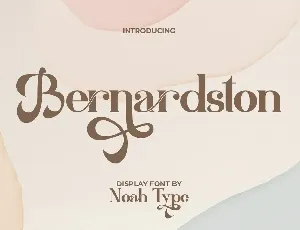 Bernardston Demo font