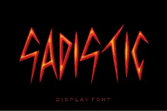 TF Sadistic font