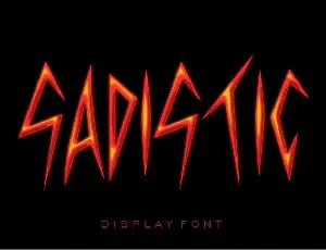 TF Sadistic font