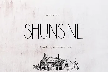 Shunsine font