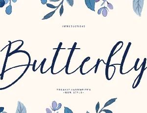 Butterfly Typeface font