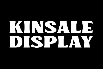 Kinsale Display font