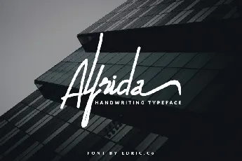 Alfrida Handwritten font