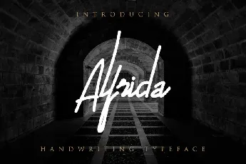 Alfrida Handwritten font