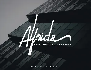 Alfrida Handwritten font