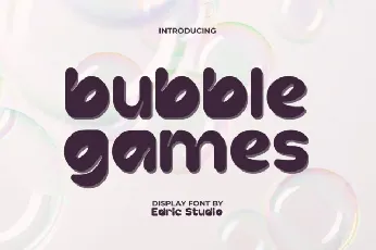 Bubble Games font